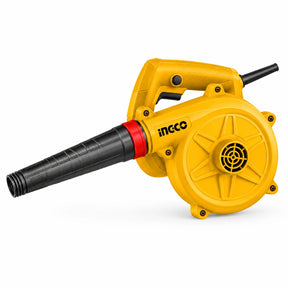 Ingco AB4068 400W electric aspirator blower with black nozzle and visible power cable on white background.