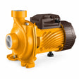 Ingco MHF150068 2HP orange centrifugal water pump isolated on a white background.