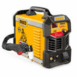 Ingco ING-CUT4058 40A inverter plasma cutter with torch, front controls and LED display on a white background