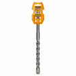 Ingco SDS Plus 6 x 160 mm masonry drill bit with carbide tip and yellow holder on white background