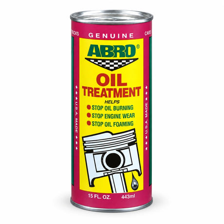 Abro Engine Oil Treatment 15 fl oz 443 ml can standing upright on a white background