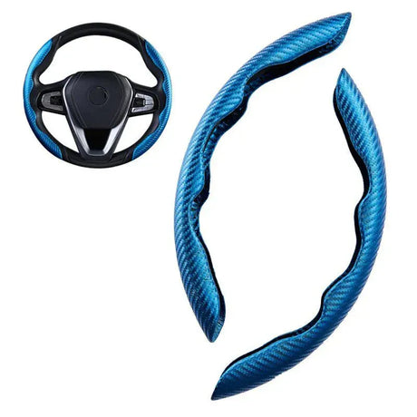 SM Select Interior Comfort & Styling Carbon Non-Slip Universal Car Steering Wheel Cover