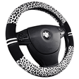 SM Select Interior Comfort & Styling Leopard Print Universal Steering Wheel Cover