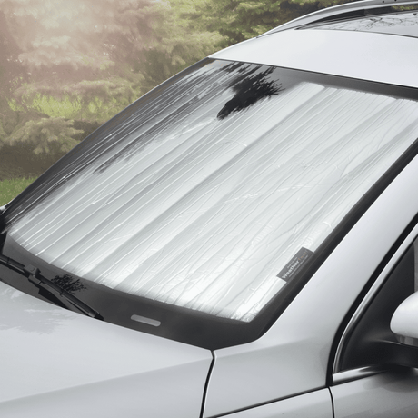 SM Select Interior Comfort & Styling Metallic Foldable Car Windshield Reflective Shades - 60 x 130cm