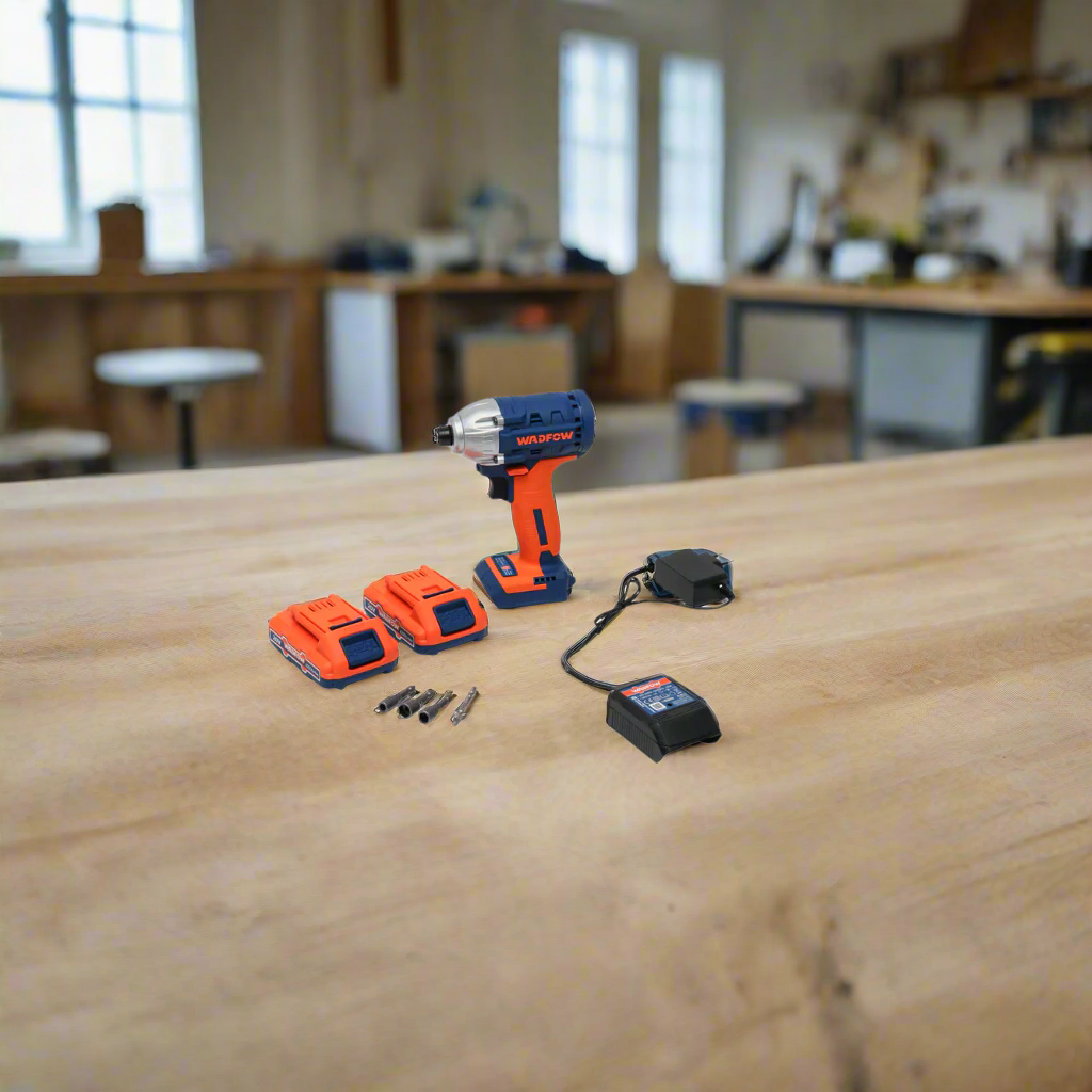 Wadfow 20V Lithium-Ion Cordless Impact Driver with 170Nm Torque - WCD2512