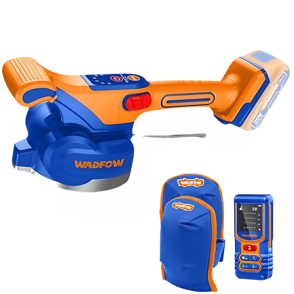Wadfow Cordless Tile Vibration Machine With Laser Measurer & Knee Pads   - WOS241185