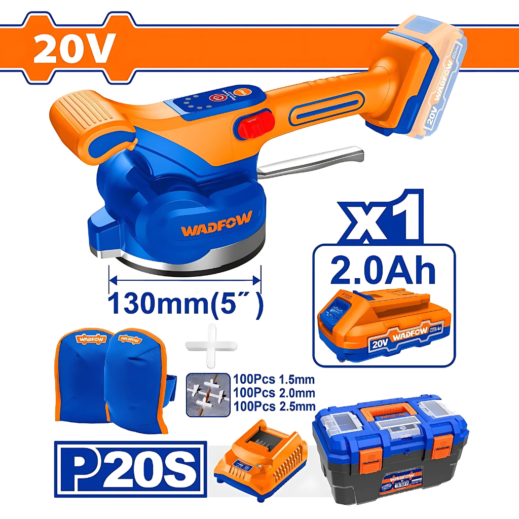 Wadfow 20V Cordless Tile Vibration Machine  -  WTVM1D125
