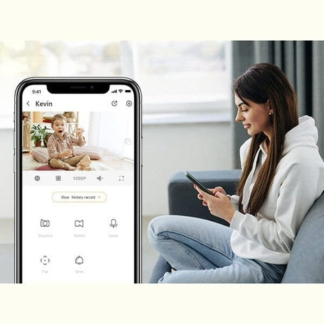 Smart Home Security & Surveillance Systems Smart Indoor WIFI Camera with Night Vision, Motion Detection & 2-Way Audio