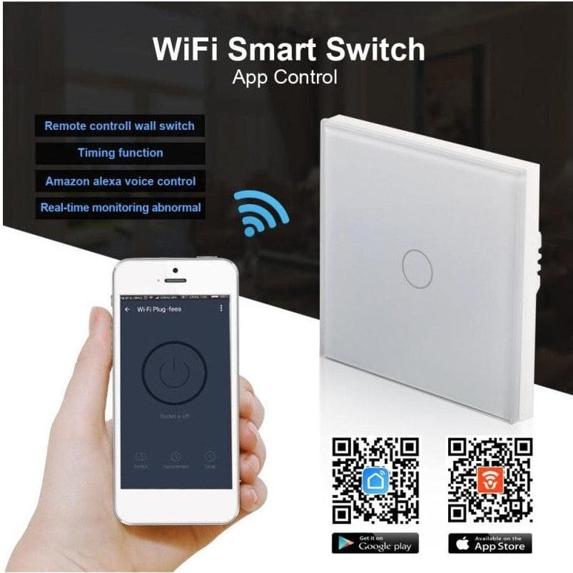 Smart Home Switches & Sockets Smart Wi-Fi 1-Gang Light Switch