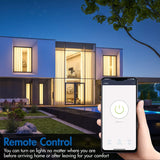 Smart Home Switches & Sockets Smart Wi-Fi 3-Gang Light Switch – Voice & App Control | White, Black, Gold