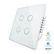 Smart Home Switches & Sockets Smart Wi-Fi 4-Gang Light Switch