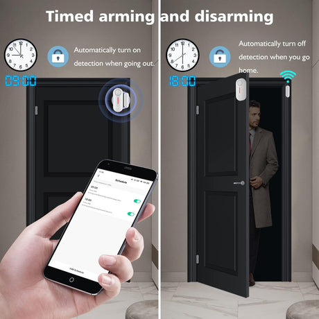 Smart Home Smart Home Smart Wi-Fi Door & Window Sensor with Alarm and Remote Monitoring