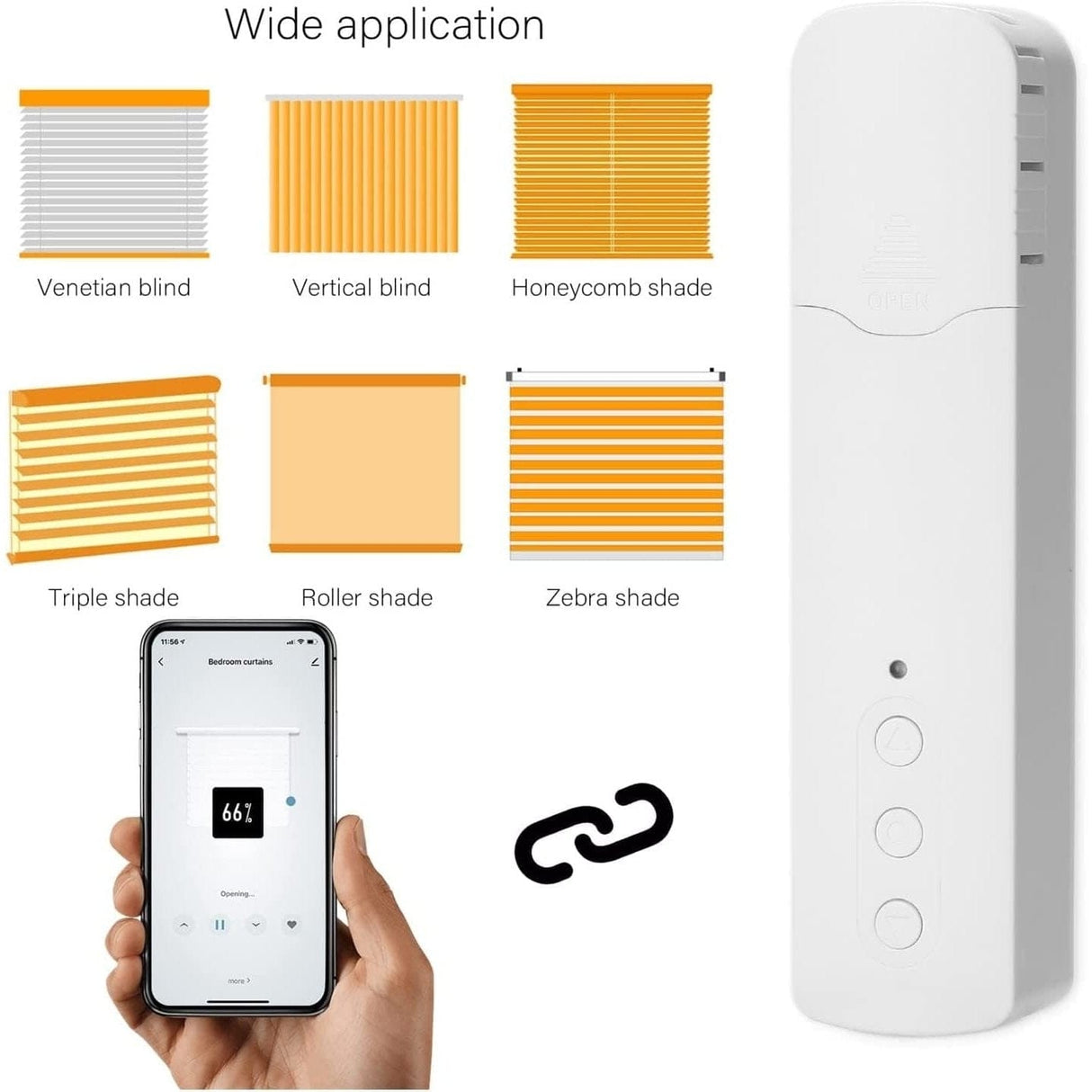 Smart Home Smart Home Smart Wi-Fi Roller Blind Curtain Motor