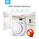 Smart Home Smart Home Smart Wi-Fi Smoke Alarm Fire Protection Detector