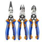 Wadfow 3-Piece Compound Action Pliers Set  - WPS0403