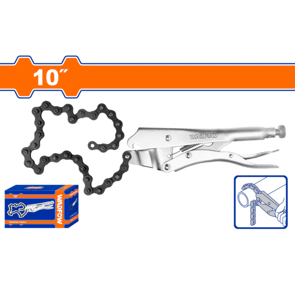 Wadfow 10" Chain Clamp Locking Plier - WLP5510
