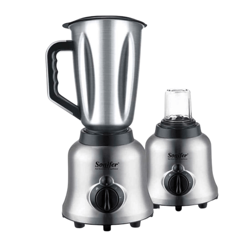 Sonifer Kitchen Appliances Sonifer Electric 2-in-1 Blender 1.5L - SF-8031