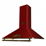 Square high-resolution version of the red cooker hood, preserving the original design and white background