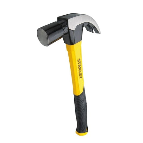 Stanley Hammers Mallets & Sledges Stanley Steel Claw Hammer Fiberglass Handle 450g & 570g - STHT51391 & STHT51392