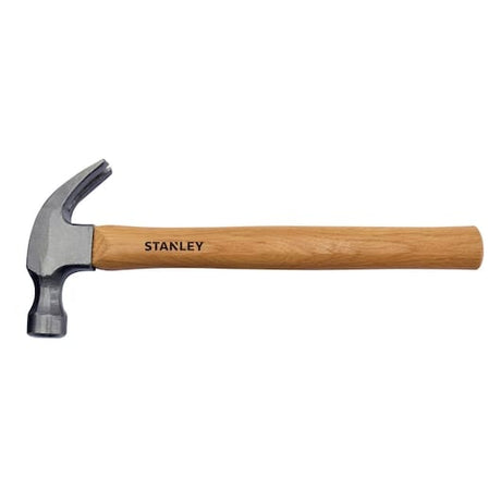 Stanley Hammers Mallets & Sledges Stanley Steel Claw Hammer Wooden Handle 450g & 570g - STHT51339-8 & STHT51374-8