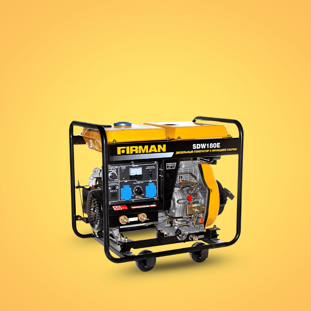 Sumec Firman Welding, Generator & Construction Equipment Firman 3KW-180A  Diesel Welding Generator - SDW180E