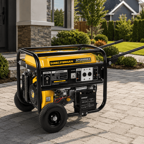 Sumec Firman Generator Firman 5.5KW Single Phase Gasoline Generator with Electric Start – SPG8000E2