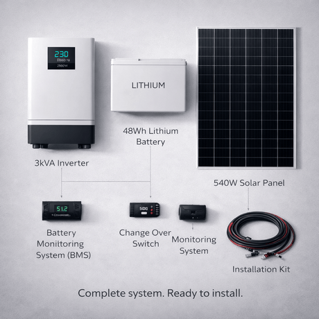 Supply Master Solar Power Systems 3kVA System Solar Power Package