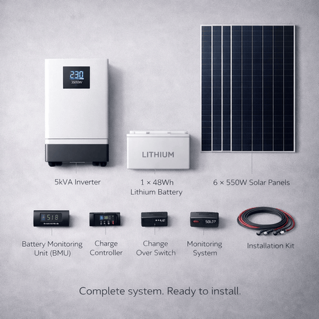 Supply Master Solar Power Systems 5kVA System Solar Power Package