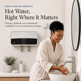 Supply Master Supply Master Complete Ariston Aures Slim 5.5kW Multi-Point Instant Water Heater + Professional Replacement Installation | Supply Master Complete