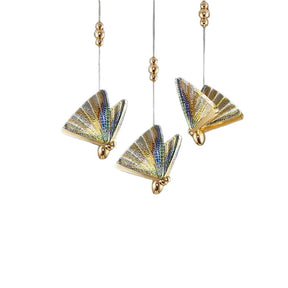Supply Master Pendant & Chandeliers Enamel Acrylic 12 Head Butterfly Led Hanging Pendant Ceiling Lamp