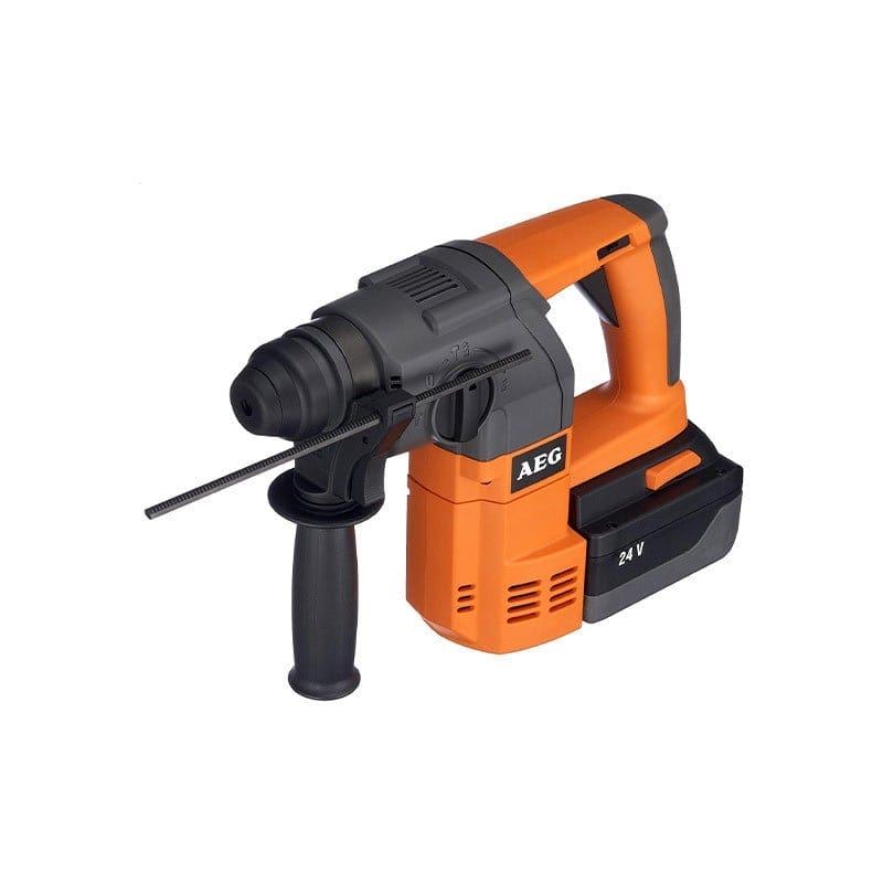 AEG 24V Lithium-Ion Cordless SDS-Plus Hammer Drill (Model BBH24) - Power and Precision for Drilling and Chiseling | Supply Master Accra, Ghana Drill Buy Tools hardware Building materials
