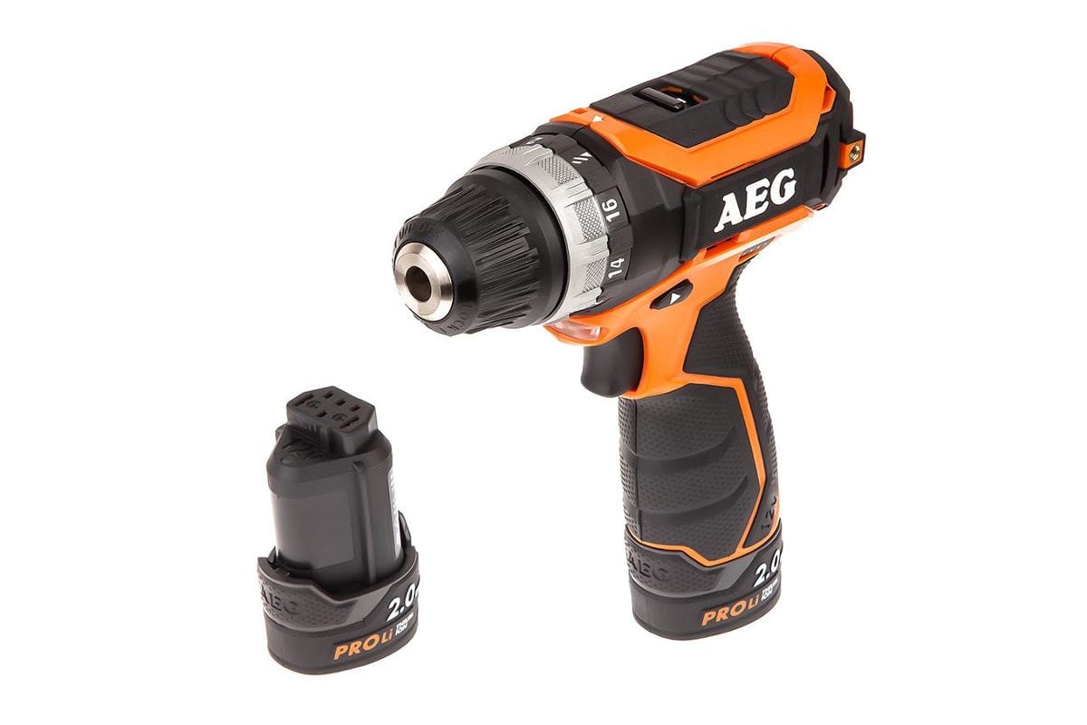 AEG Lithium-Ion Cordless Drill 12V 2.0Ah (BS12C2LI-202C) - Compact Power for Drilling and Fastening in Accra, Ghana | Supply Master Drill Buy Tools hardware Building materials