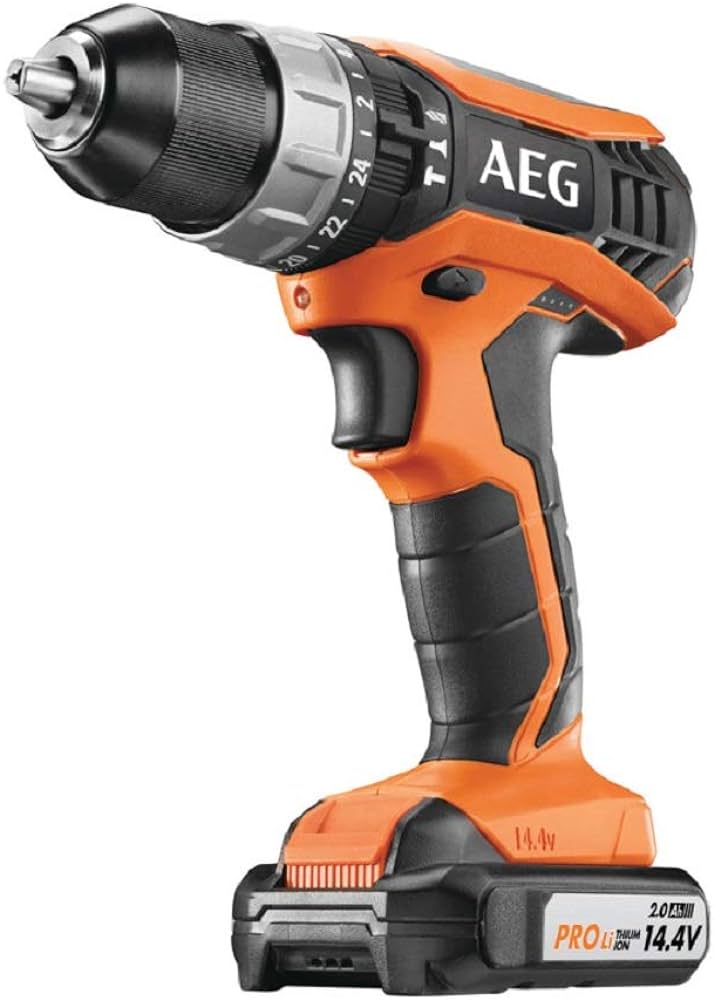 AEG Lithium-Ion Cordless Drill 14.4V 1.5Ah (BSB14G2LI-152C) - Versatile Cordless Drilling and Fastening | Supply Master Accra, Ghana Drill Buy Tools hardware Building materials