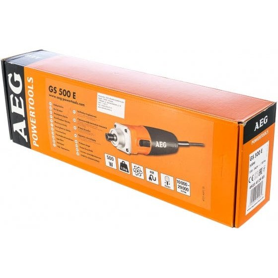 AEG 6mm Straight Die Grinder V-Speed 500W - GS500E | Supply Master Accra, Ghana Grinder Buy Tools hardware Building materials