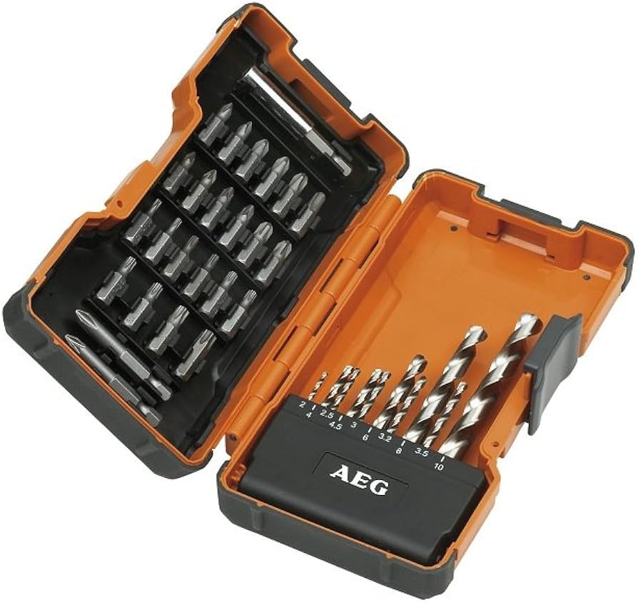 AEG 35 Pieces Screwdriver & Drill Bit (Model 4932352249) - Versatile Accessories for Your Power Tools | Supply Master Screwdriver Bits Buy Tools hardware Building materials