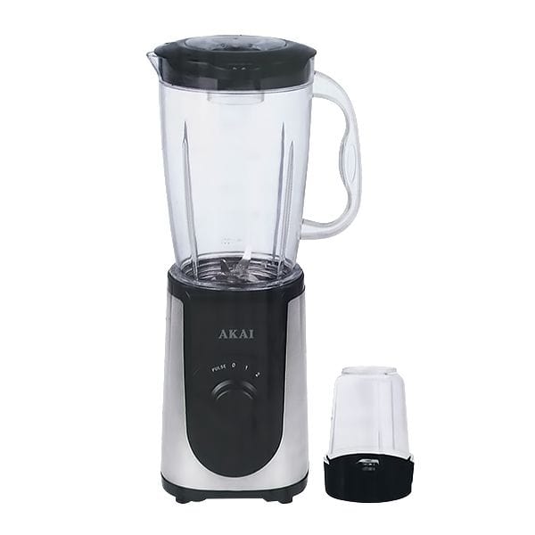 Buy Akai Blender With Mill 1l Stainless Steel Black BD058A-103 | SupplyMaster.store Electric Kettle Black Buy Tools hardware Building materials