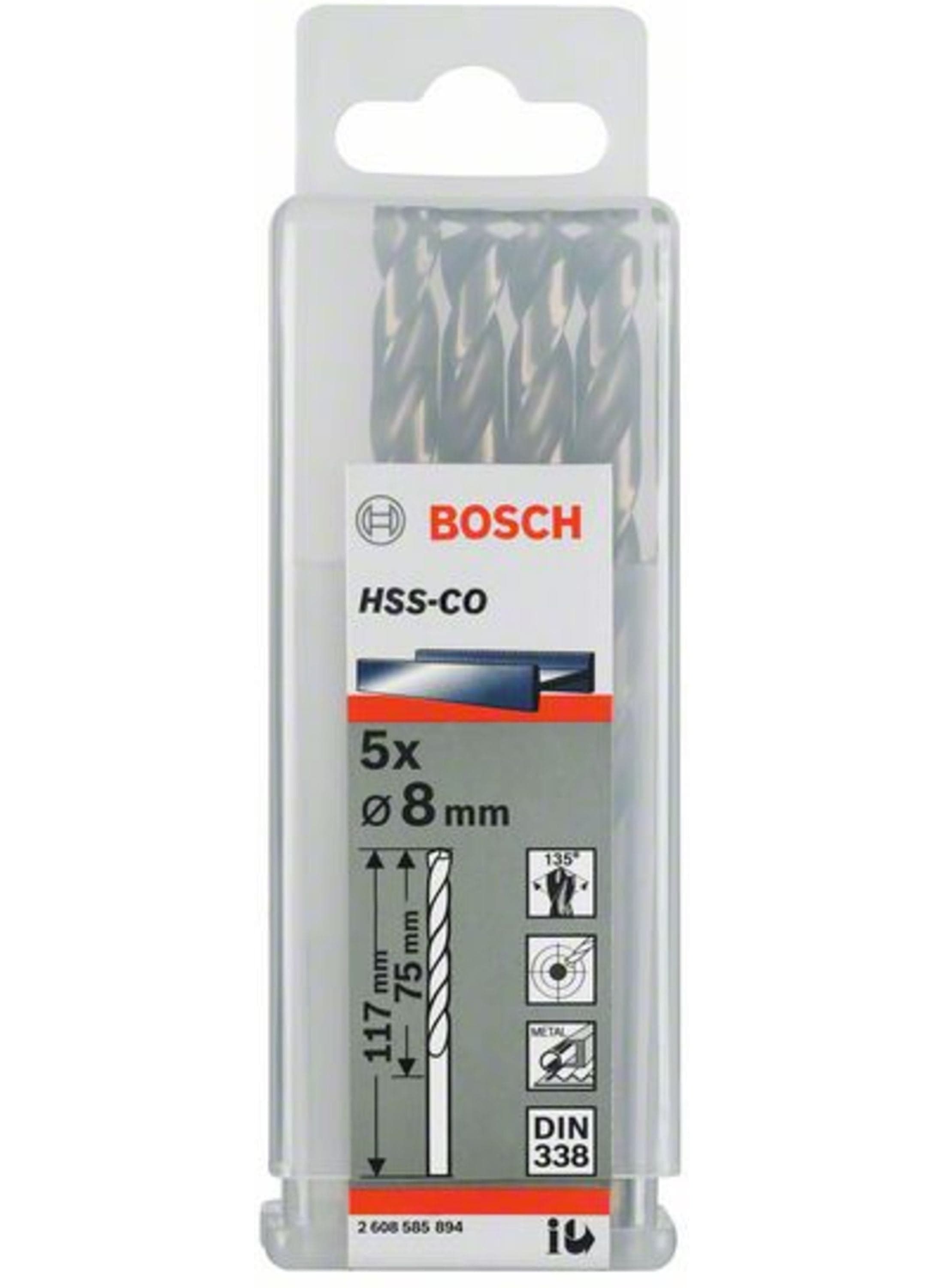 Bosch 5 Pieces HSS-G Drill Bit Set 10X87X133MM | Supply Master, Accra, Ghana Drill Bits Buy Tools hardware Building materials