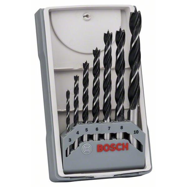 Bosch 7 Pieces Brad Point Wood Drill Bit Set  - 2607017034 | Supply Master, Accra, Ghana Router Bits Buy Tools hardware Building materials