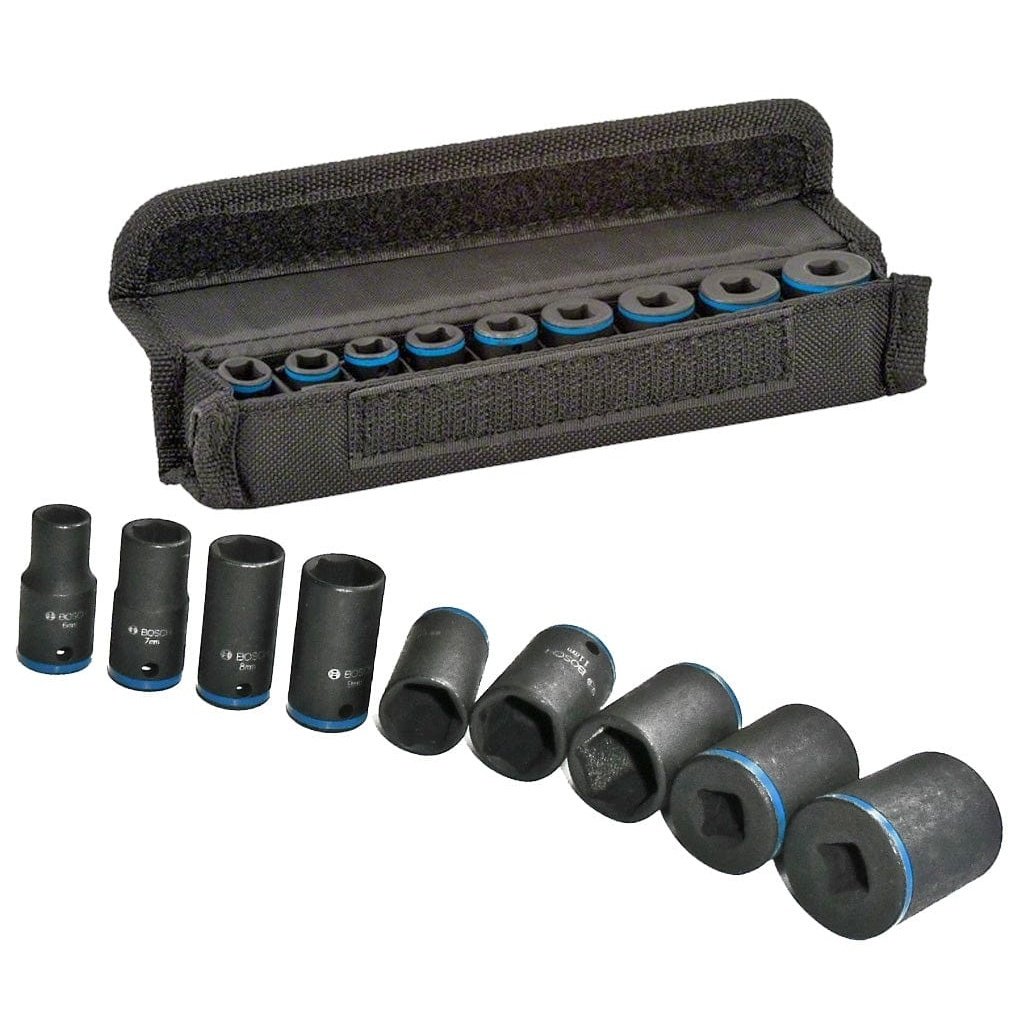 Enhance your toolkit with the Bosch 9-Piece 25mm Deep Impact Socket Set (2608551096) at SupplyMaster.store in Ghana. Sockets & Hex Keys Buy Tools hardware Building materials
