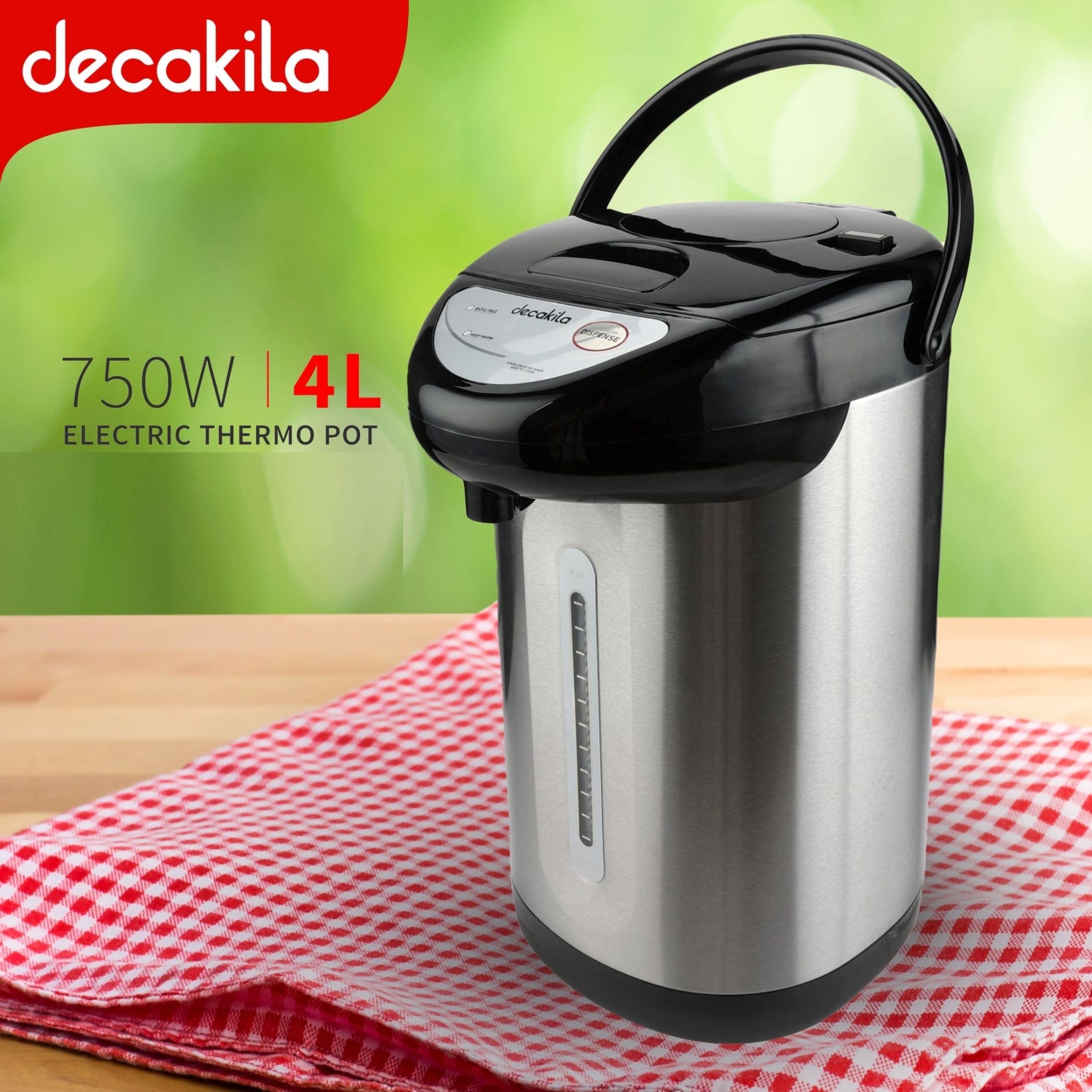 Buy Decakila 4L Electric Thermo Pot 750W - KEKT029B in Ghana | Supply Master Electric Kettle Buy Tools hardware Building materials