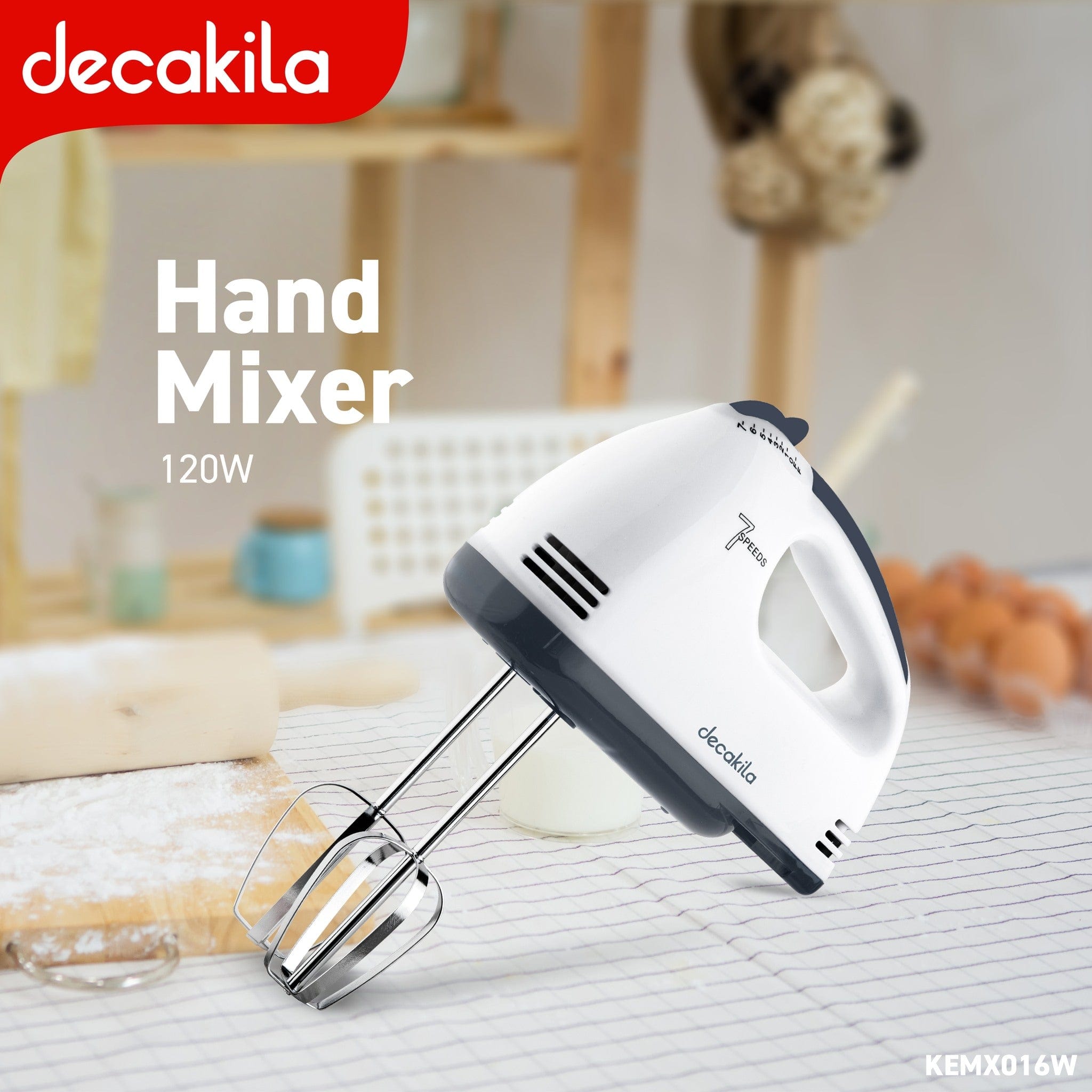 Buy Decakila Hand Mixer 200W - KEMX001W in Ghana | Supply Master Kitchen Appliances Buy Tools hardware Building materials