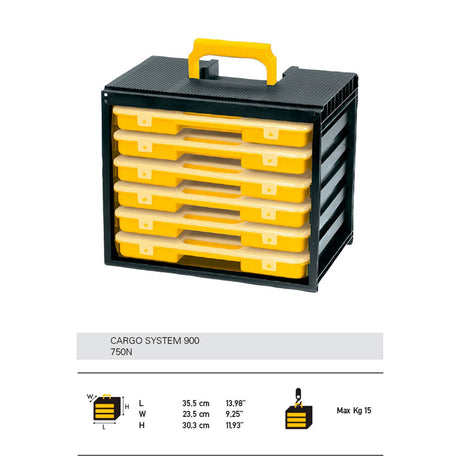Buy Dimartino 6-Tier Cargo System 900 - 750N | Supply Master Accra, Ghana Tool Boxes Bags & Belts Buy Tools hardware Building materials