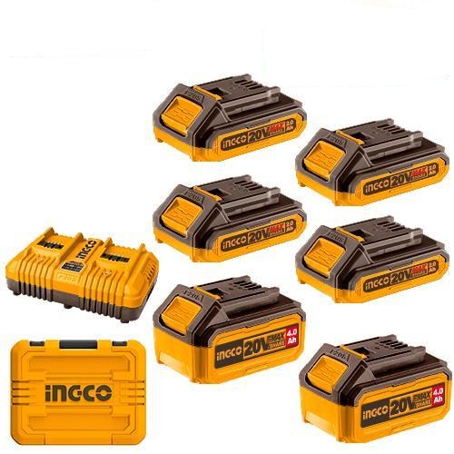 Ingco 20V 7.5Ah Lithium-Ion Battery Pack - FBLI2075 | Supply Master Accra, Ghana Batteries & Chargers Buy Tools hardware Building materials