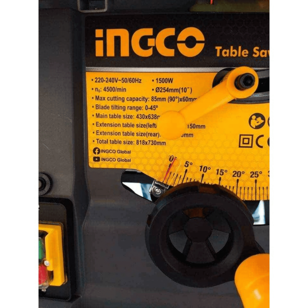 Ingco Table Saw 1500W - TS15007 | Accra, Ghana | Supply Master Bench & Stationary Tool Buy Tools hardware Building materials