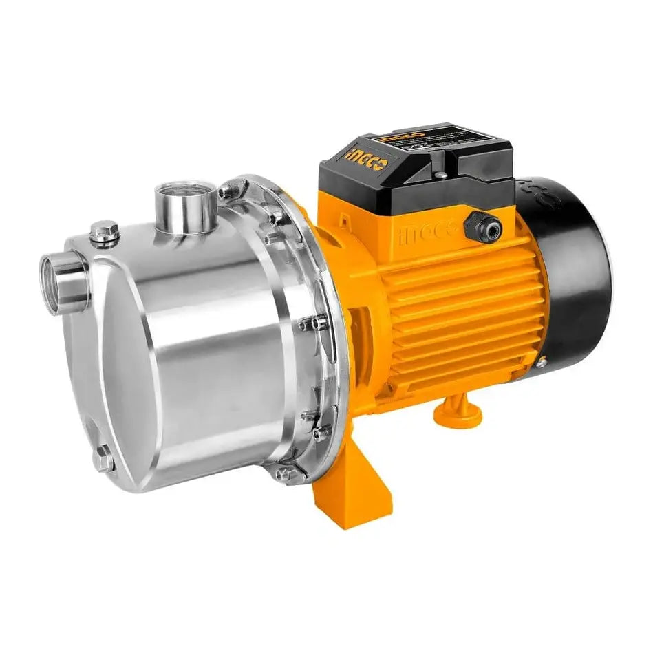 Ingco Self-priming Jet Pump Stainless Steel 1HP - JPS075082 | Supply Master Accra, Ghana Booster Pressure Pumps Buy Tools hardware Building materials