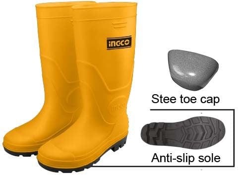 Ingco Safety Rain Boots - SSH092SB | Supply Master | Accra, Ghana Boots & Footwear Buy Tools hardware Building materials