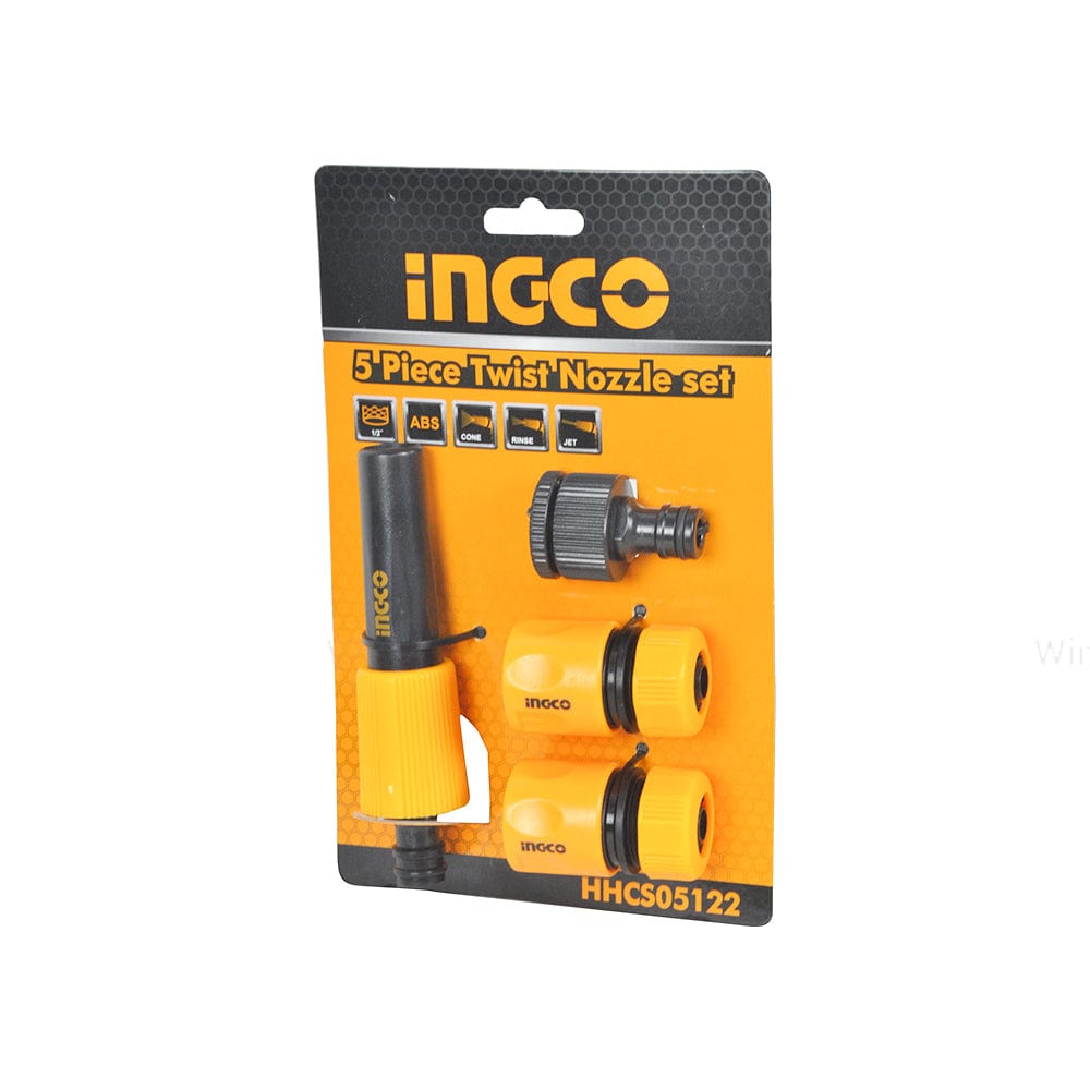 Ingco 5 Pieces Twist Nozzle Set HHCS05122 | Supply Master Accra, Ghana Chuck Keys & Specialty Accessories Buy Tools hardware Building materials