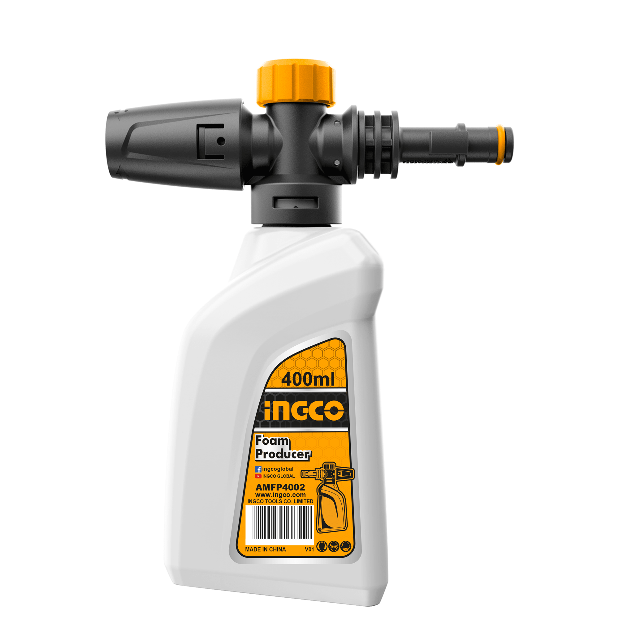 Ingco 400ML Lance Bottle Foam Producer For Pressure Washer - AMFP4002 | Supply Master Accra, Ghana Cleaning Equipment Accessories Buy Tools hardware Building materials
