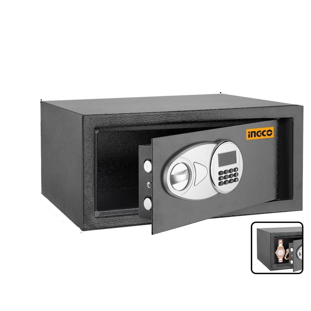 Ingco Electronic Safe 27L - ESF3502 | Supply Master | Accra, Ghana Digital Meter Buy Tools hardware Building materials
