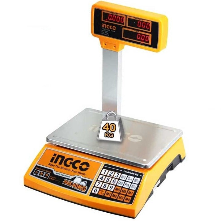 Ingco Electronic Scale 300Kg - HESA33003 - Buy Online in Accra, Ghana at Supply Master Digital Meter Buy Tools hardware Building materials